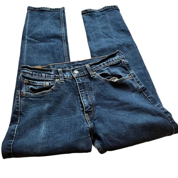 Levi's 505 Jeans 32 X 30 Blue Cotton 5 pocket - Picture 2 of 10